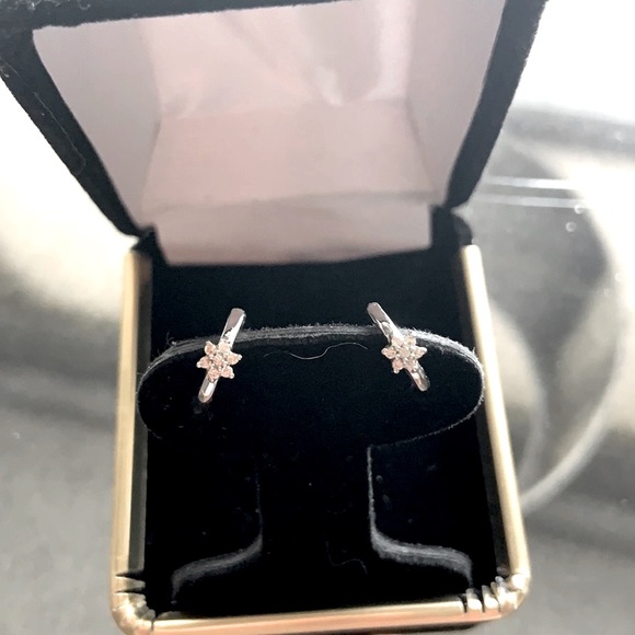 Baby’s star Diamond hoops